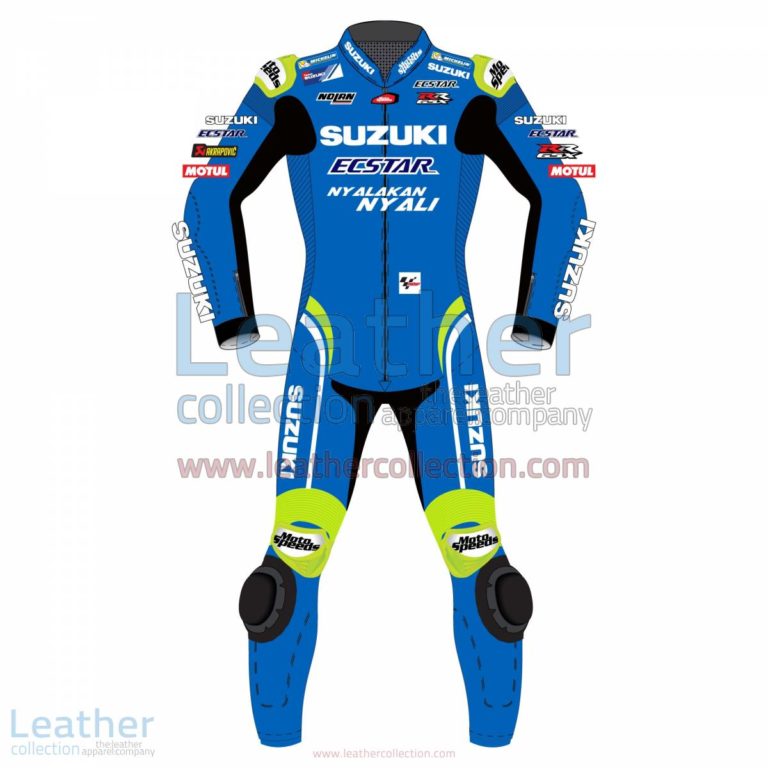 Alex Rins Suzuki MotoGP 2018 Leather Suit | alex rins,Alex Rins Suzuki MotoGP 2018 Leather Suit