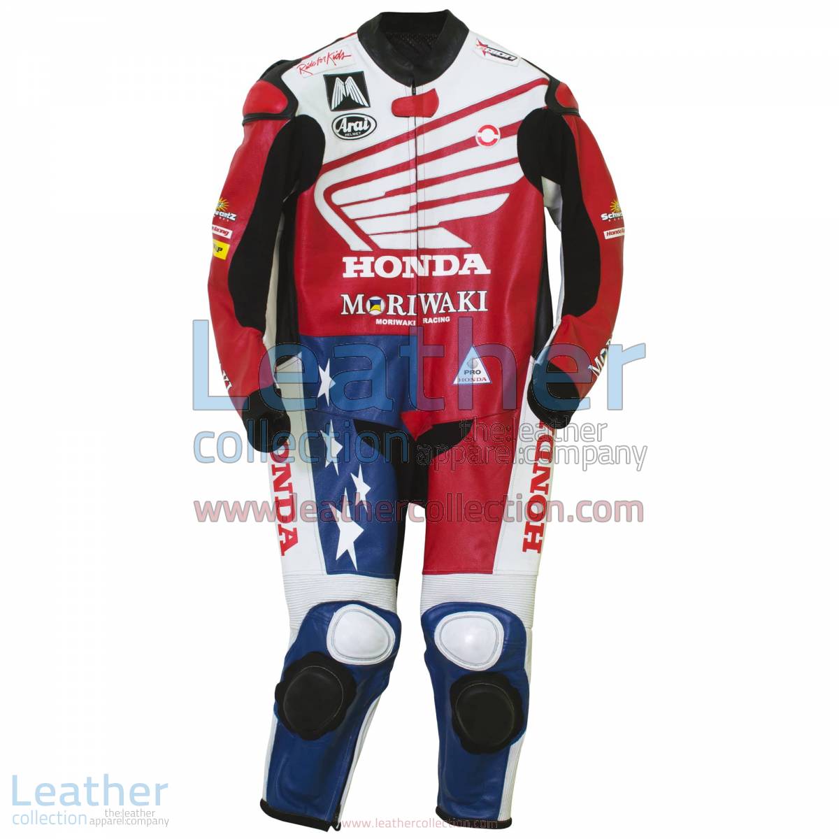 American Honda Moto2 Moriwaki MD600 Leathers | honda racing apparel,honda leathers