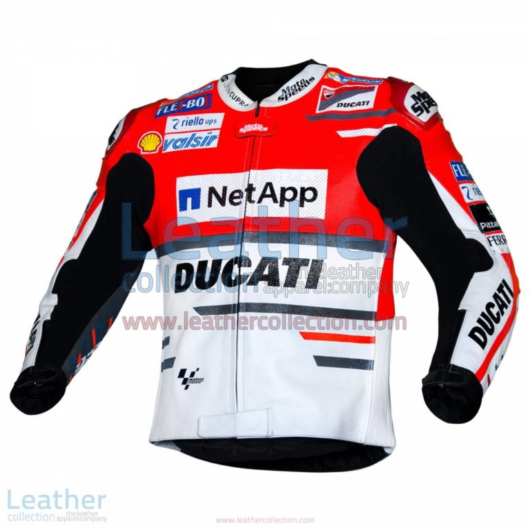 Andrea Dovizioso Ducati MotoGP 2018 Leather Jacket | andrea dovizioso,Andrea Dovizioso Ducati MotoGP 2018 Leather Jacket