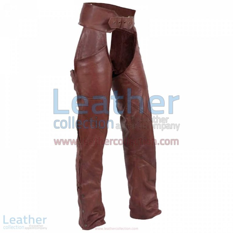 Antique Brown Leather Motorcycle Chaps | leather motorcycle chaps,brown leather motorcycle chaps