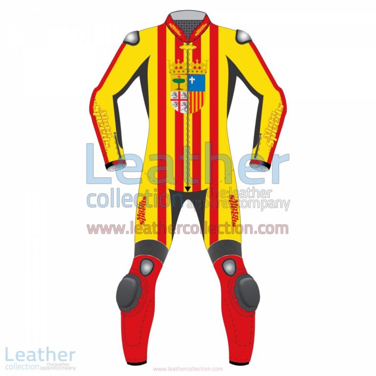 Aragon Flag Leather Moto Suit | moto suit,leather moto suit