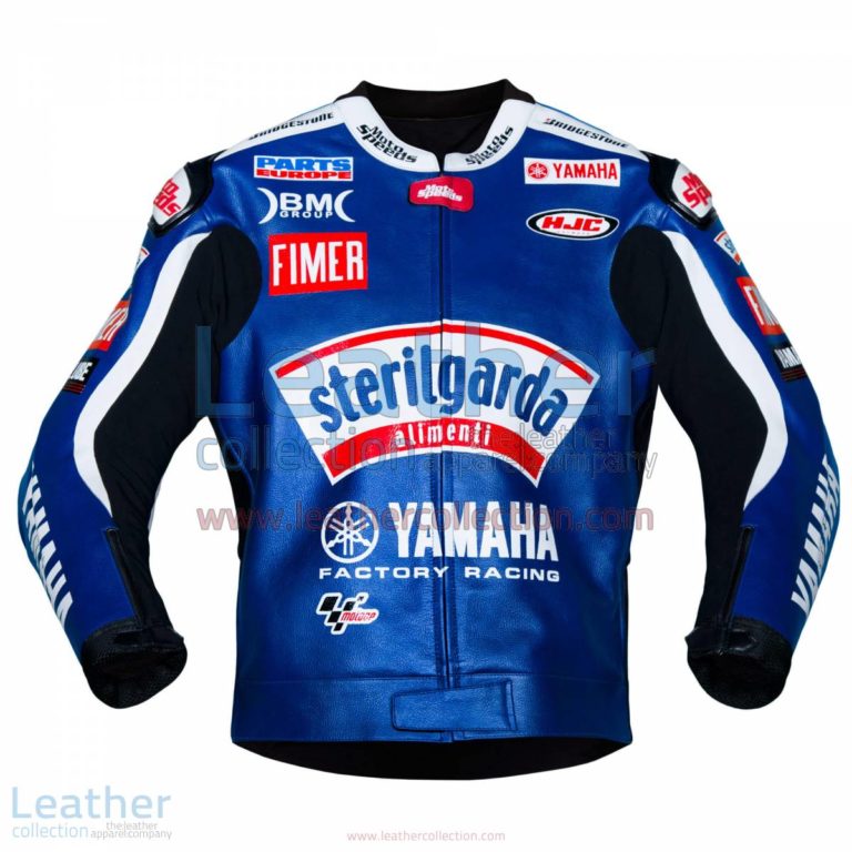 Ben Spies Sterilgarda Yamaha 2009 MotoGP Leather Jacket | Yamaha jacket,Ben Spies Sterilgarda Yamaha 2009 MotoGP Leather Jacket