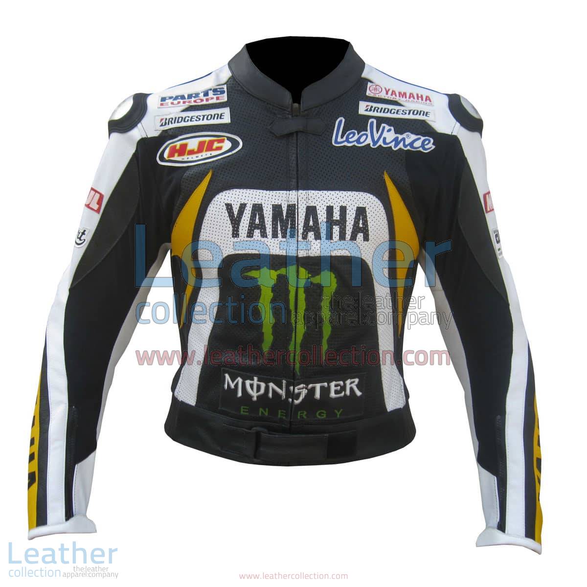 Ben Spies Yamaha Monster 2010 Leather Jacket | yamaha leather jacket,yamaha monster