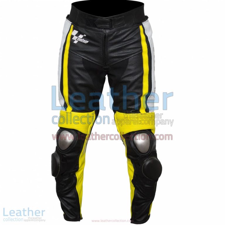Ben Spies Yamaha Monster 2010 Leather Motorcycle Pants | leather motorcycle pants,motorcycle pants