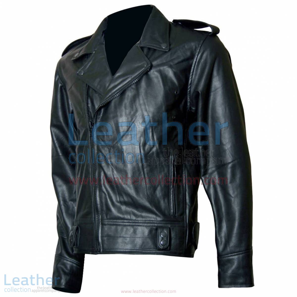 Biker Boyz Smoke Biker Black Leather Jacket | biker leather jacket,black leather jacket