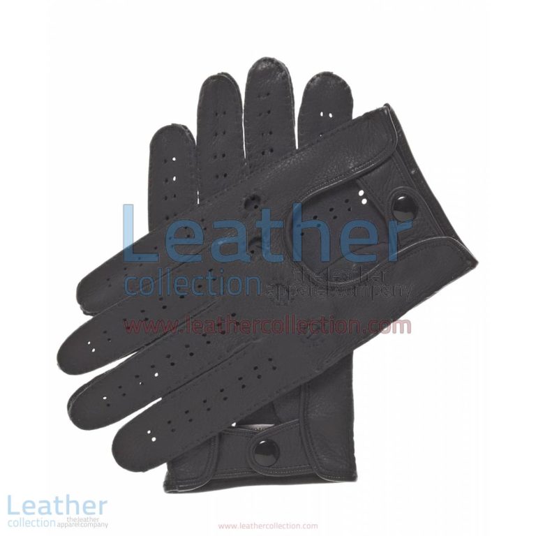 Black Driving Leather Gloves | driving gloves,black driving gloves