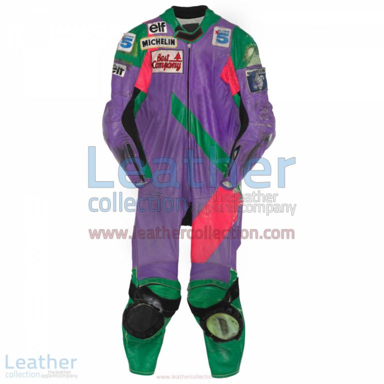 Carl Fogarty Honda WSBK 1990 Racing Suit | honda racing apparel,honda racing suit