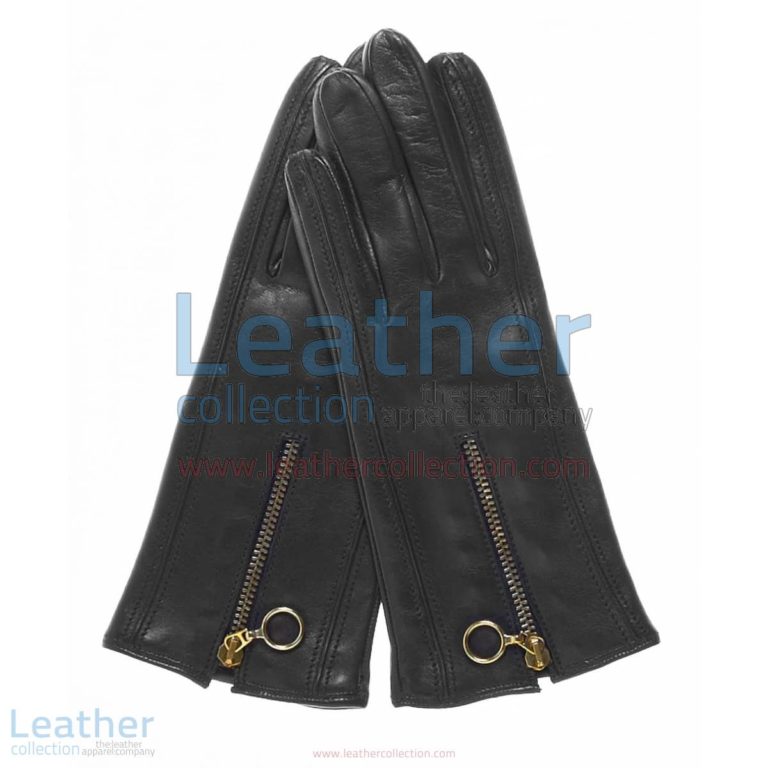 Cashmere Lined Gloves with Zippers | cashmere lined gloves,lined gloves