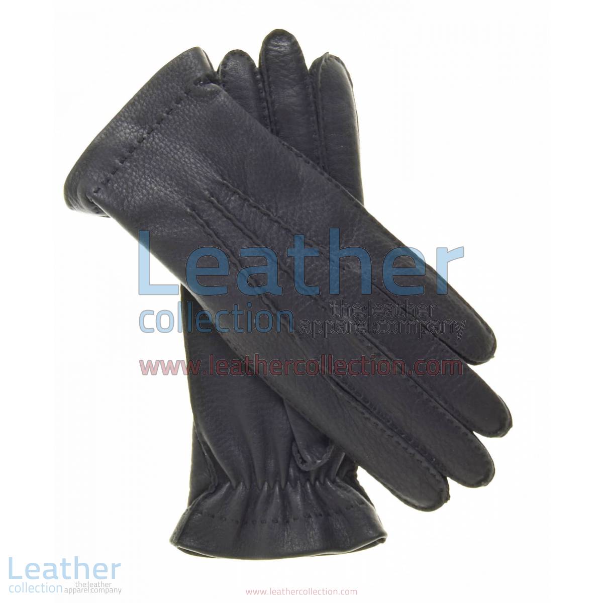 Cashmere Wool Lined Black Leather Gloves | wool lined leather gloves,wool lined gloves