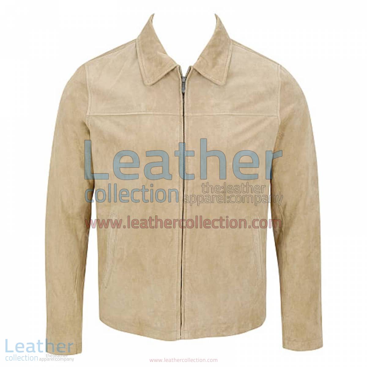 Classic Mens Suede Jacket with Shirt Collar | suede jacket,mens suede jacket