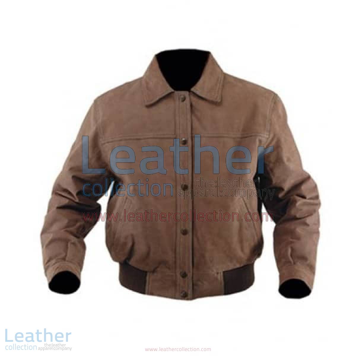 Classic Nubuck Leather Bomber Jacket | classic leather bomber jacket,bomber jacket