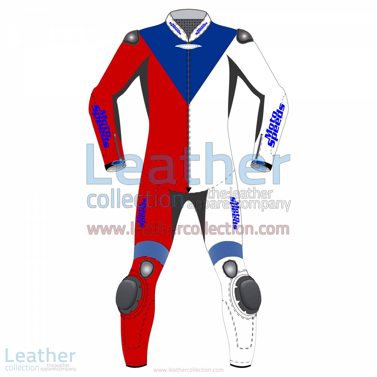 Czech Republic Flag Moto Leathers | racing leathers,moto leathers