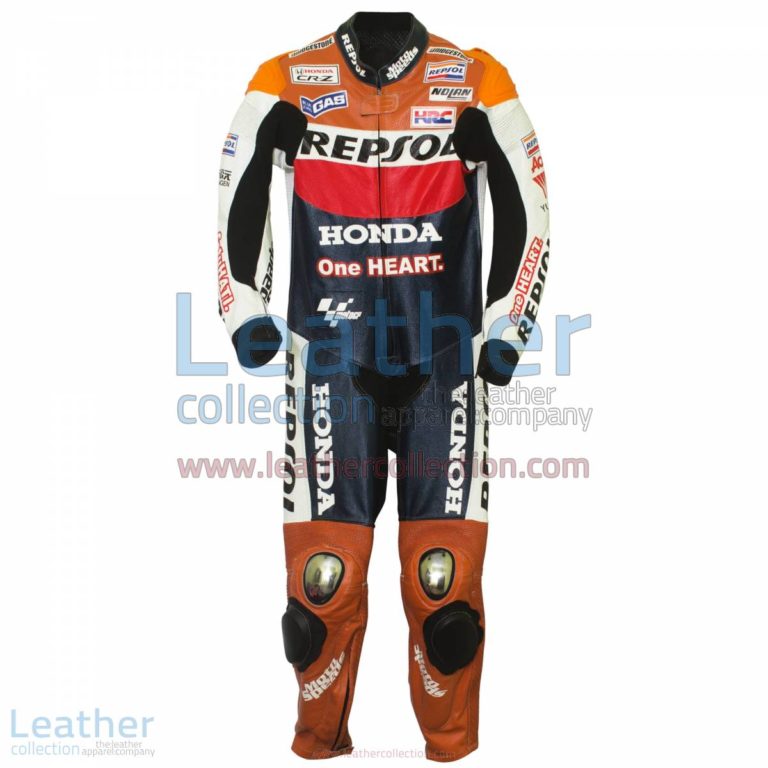 Dani Pedrosa 2012 Honda Repsol One Heart Race Suit | dani pedrosa,honda repsol