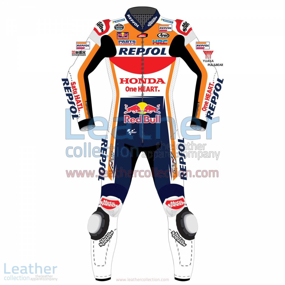 Dani Pedrosa HRC Honda Repsol MotoGP 2017 Race Suit | Dani Pedrosa,Dani Pedrosa HRC Honda Repsol MotoGP 2017 Race Suit