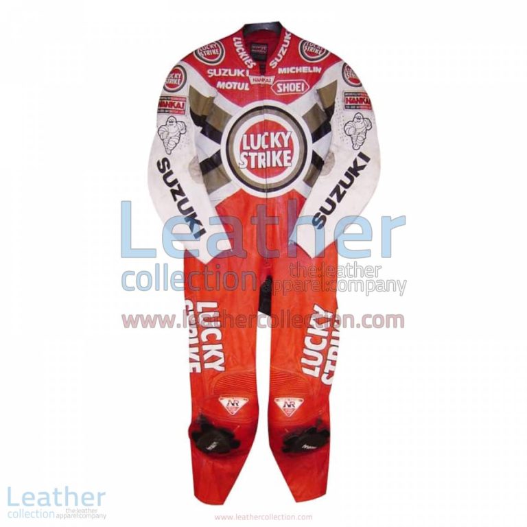 Daryl Beattie Suzuki Lucky Strike Leathers 1995 MotoGP | suzuki apparle,motogp leathers
