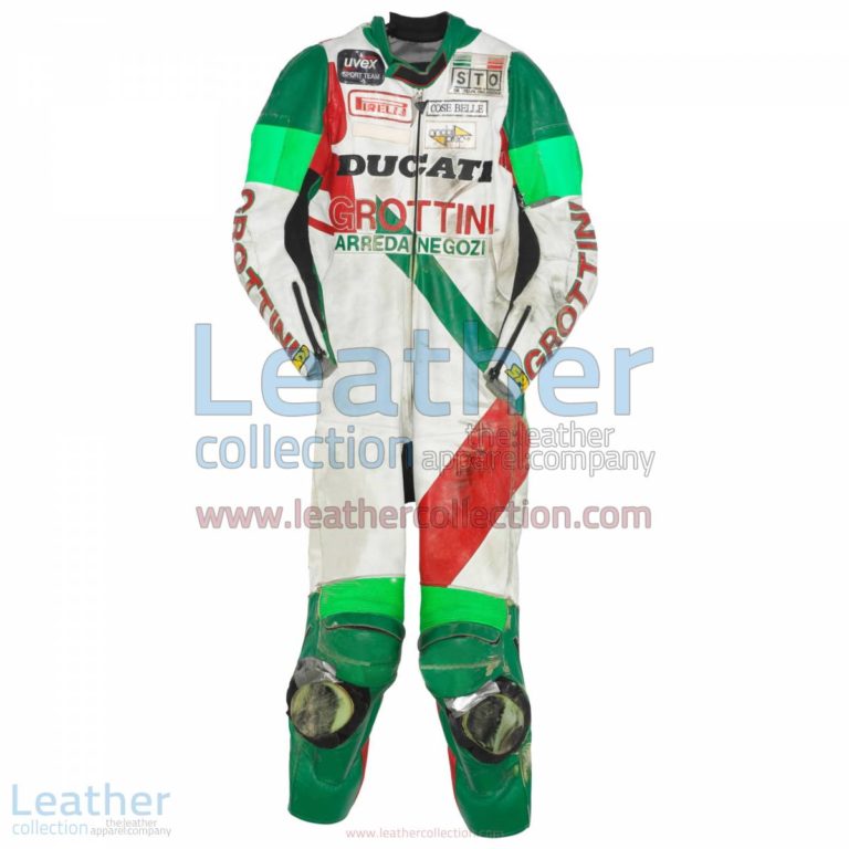 Davide Tardozzi Ducati ESB 1990 Race Suit | ducati clothing,ducati race suit
