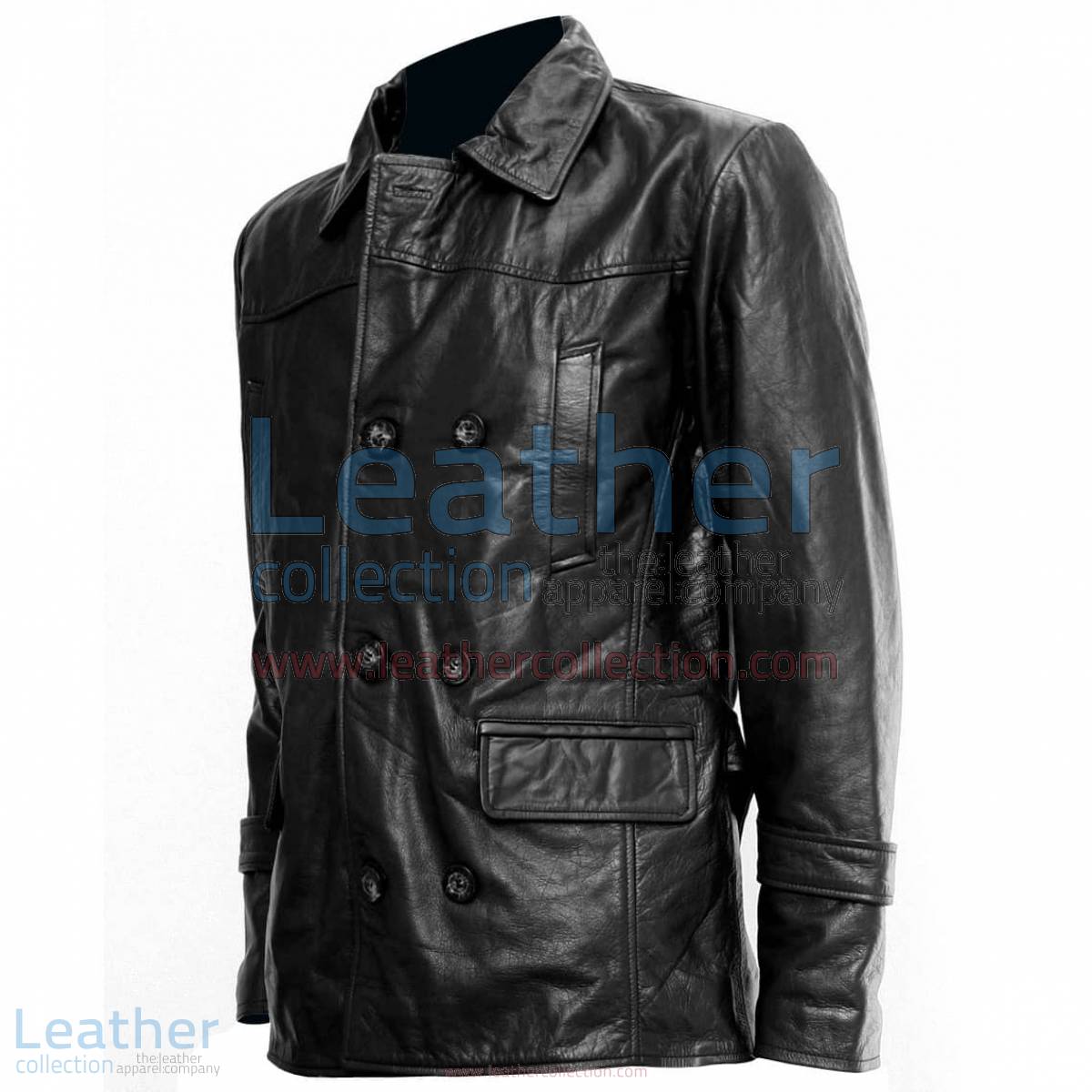 Doctor Who Black Leather Coat | black coat,doctor who coat