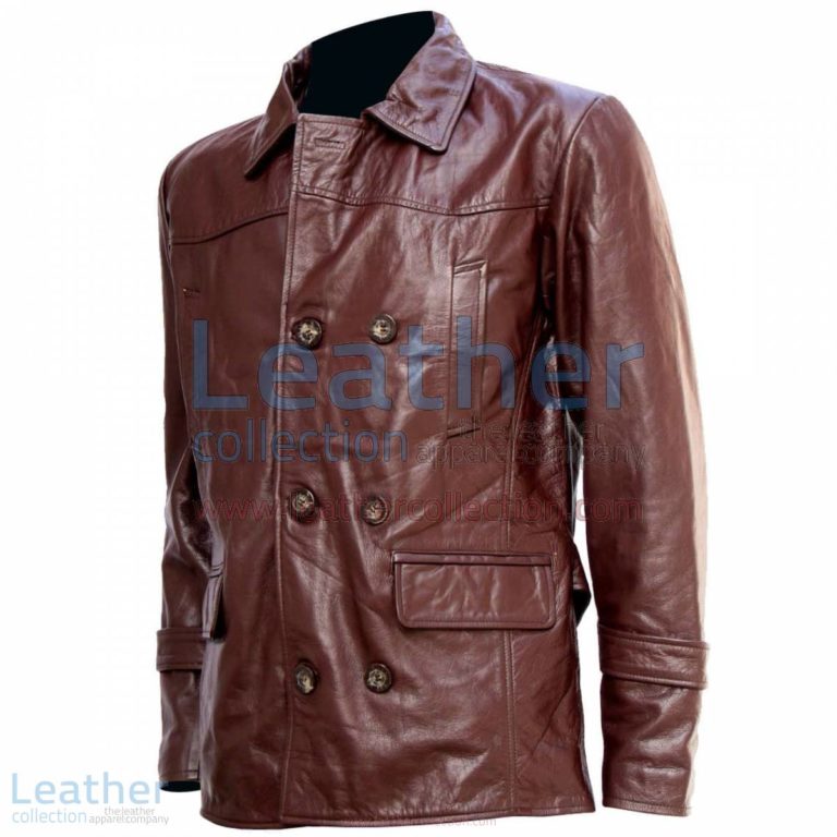 DR Who Brown Leather Coat | movie coats,leather coat
