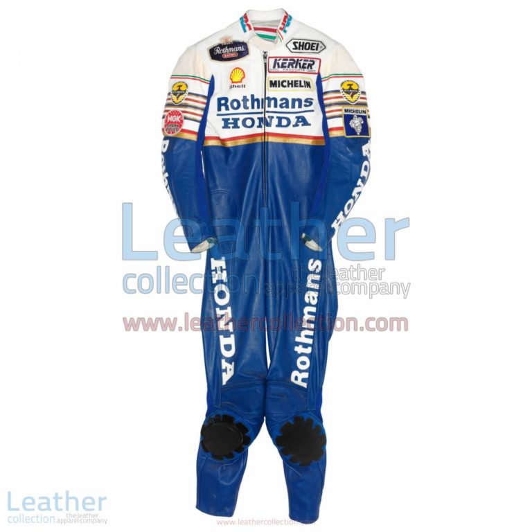 Eddie Lawson Rothmans honda GP 1989 Leathers | rothmans honda,honda leathers