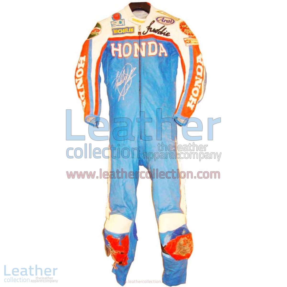 Freddie Spencer Honda GP 1983 Leather Suit | freddie spencer,honda suit
