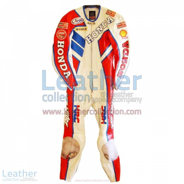 Freddie Spencer Nankai Honda GP 1987 Leathers | freddie spencer,honda leathers