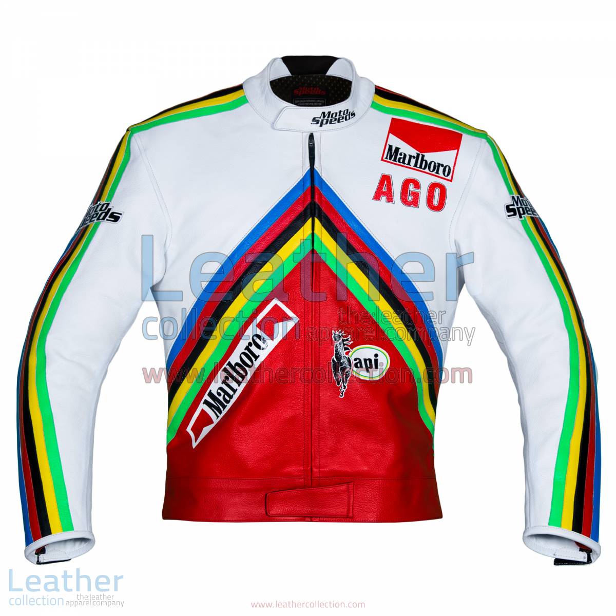 Giacomo Agostini MV Agusta GP 1975 Leather Jacket | Giacomo Agostini,MV Agusta jacket