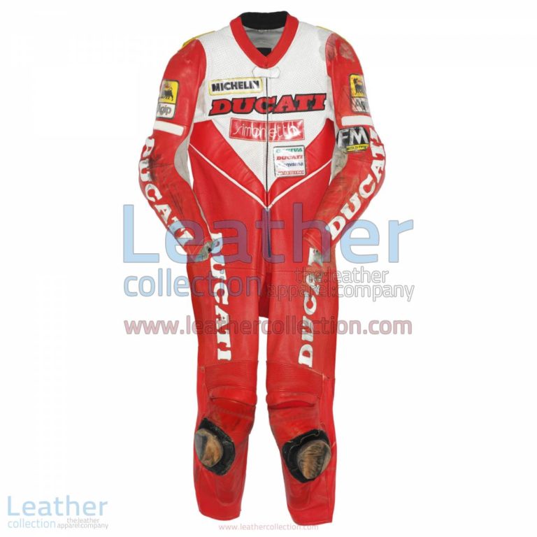 Giancarlo Falappa Ducati WSBK 1993 Leathers | ducati apparel,ducati leathers