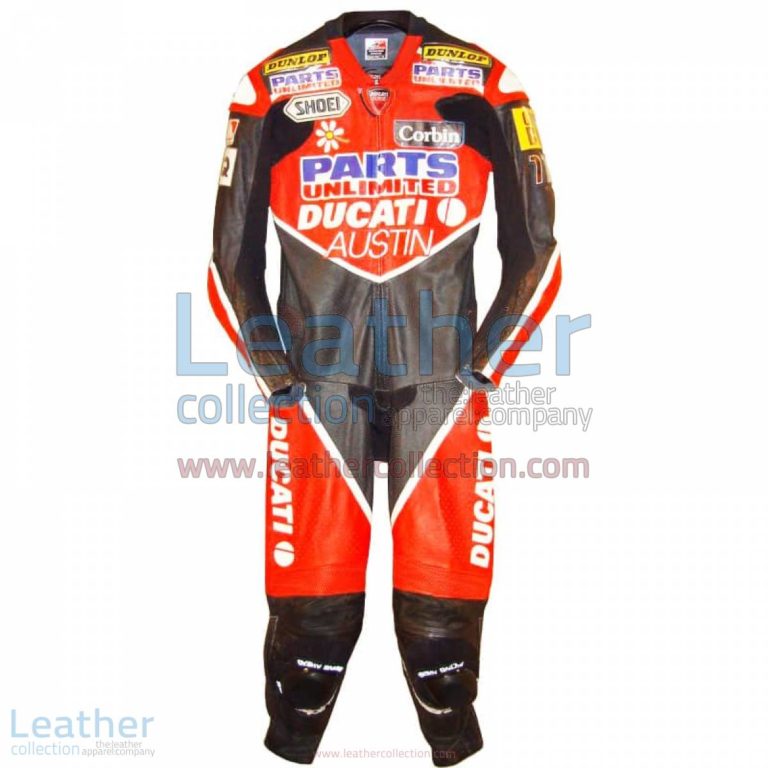 Giovanni Bussei Ducati WSBK 2005 Leathers | moto leathers,ducati leathers