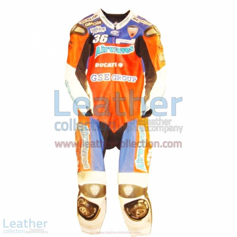 Gregorio Lavilla Ducati BSB 2005 Race Suit | race suit,ducati race suit