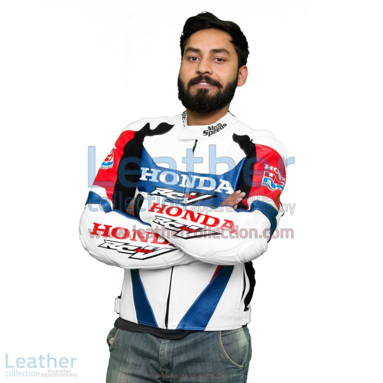 Honda RCV213 2016 Racing Leather jacket | honda racing jacket,customized leather jacket