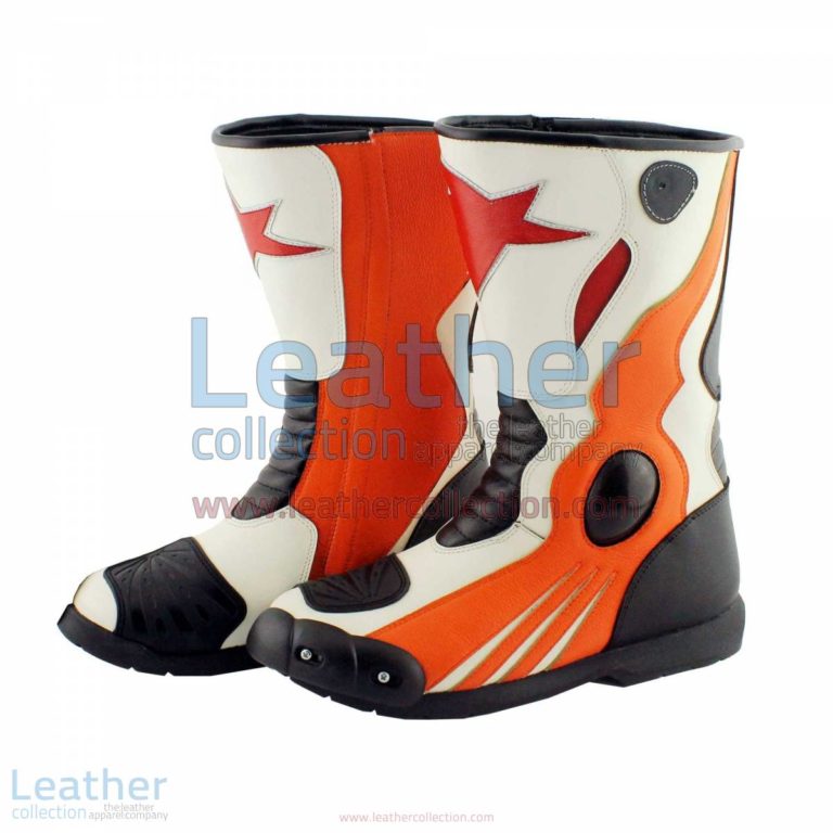 Honda Repsol Leather Motorbike Boots | leather motorcycle boots,Honda boots