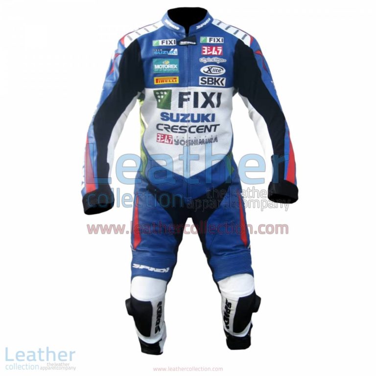 John Hopkins 2012 Suzuki Racing Suit | racing suit,suzuki racing