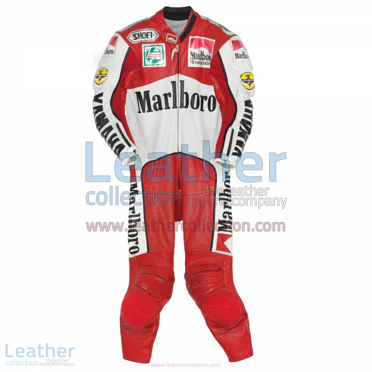 John Kocinski Marlboro Yamaha GP 1990 Leather Suit | yamaha clothing,yamaha suit