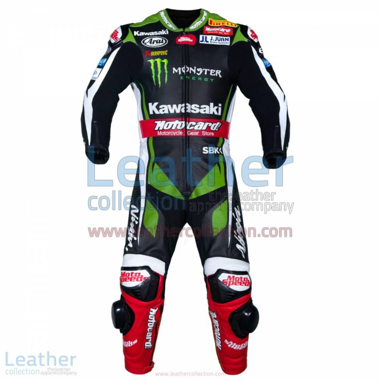 Jonathan Rea Kawasaki WSBK 2017 Racing Suit | Kawasaki racing suit,Jonathan Rea