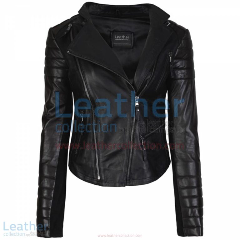 Kelly Fashion Ladies Leather Jacket Black | ladies leather jacket,kelly jacket