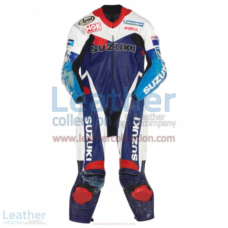 Kenny Roberts jr Suzuki GP 1999 Leathers | custom motorcycle leathers,suzuki leathers