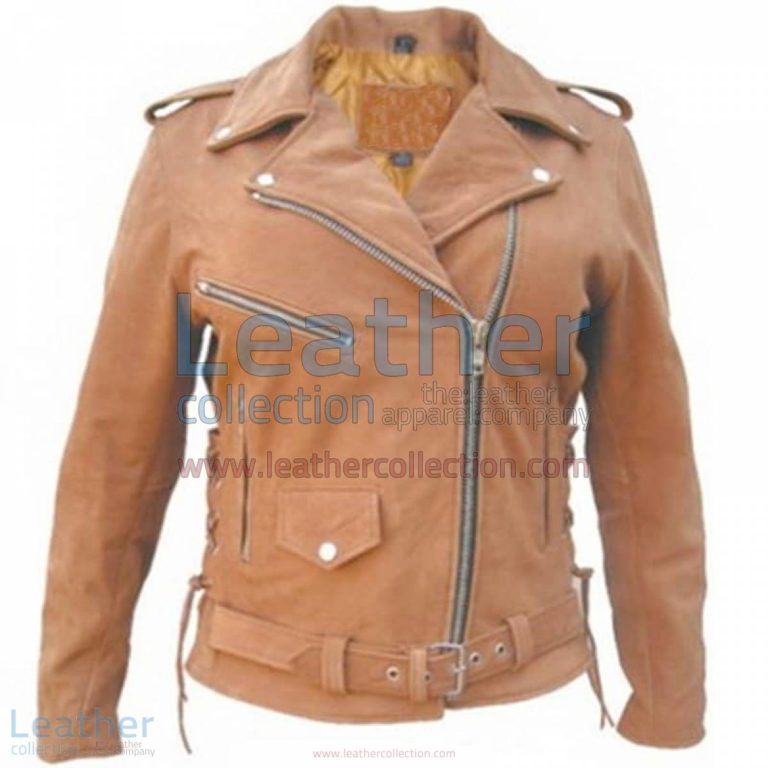 Ladies Brown Motorcycle Jacket | brown motorcycle jacket,ladies brown motorcycle jacket