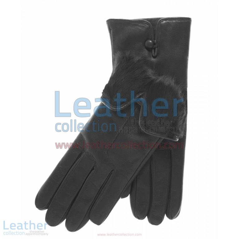 Ladies Fur Lined Gloves Black | fur lined gloves,ladies fur lined gloves