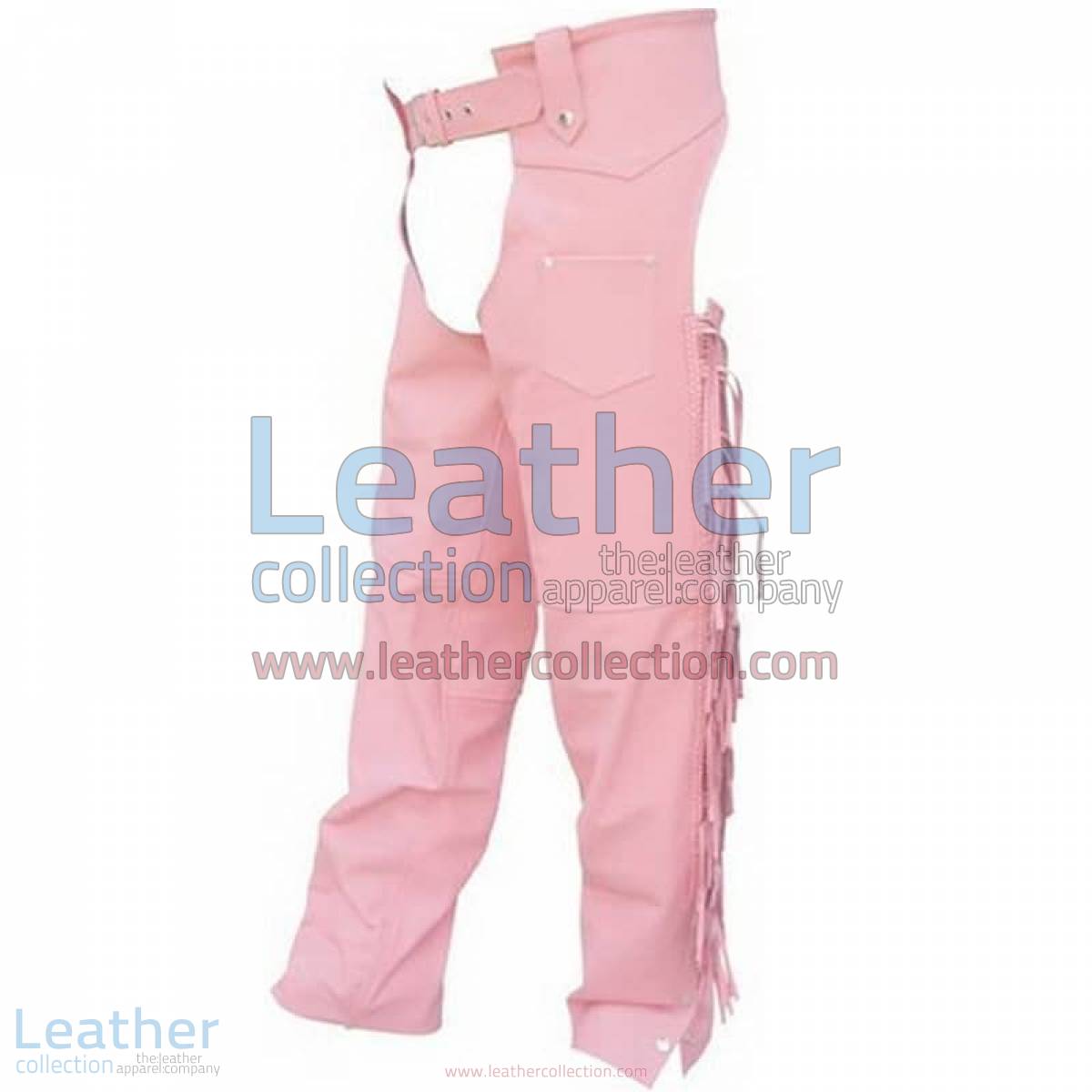 Ladies Pink Braided Leather Chaps | ladies chaps,pink leather chaps