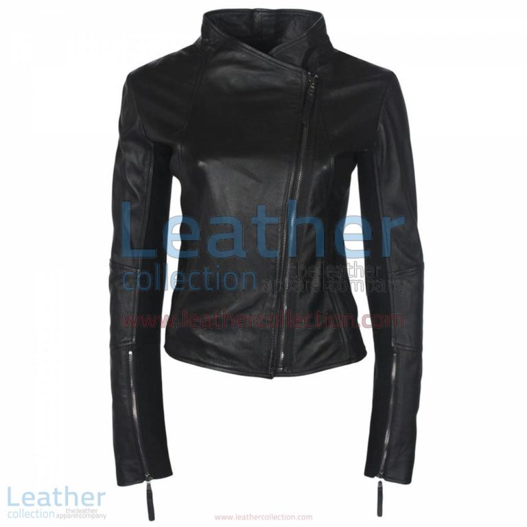 Ladies Sovereign Leather Black Jacket | ladies black jacket,ladies jacket