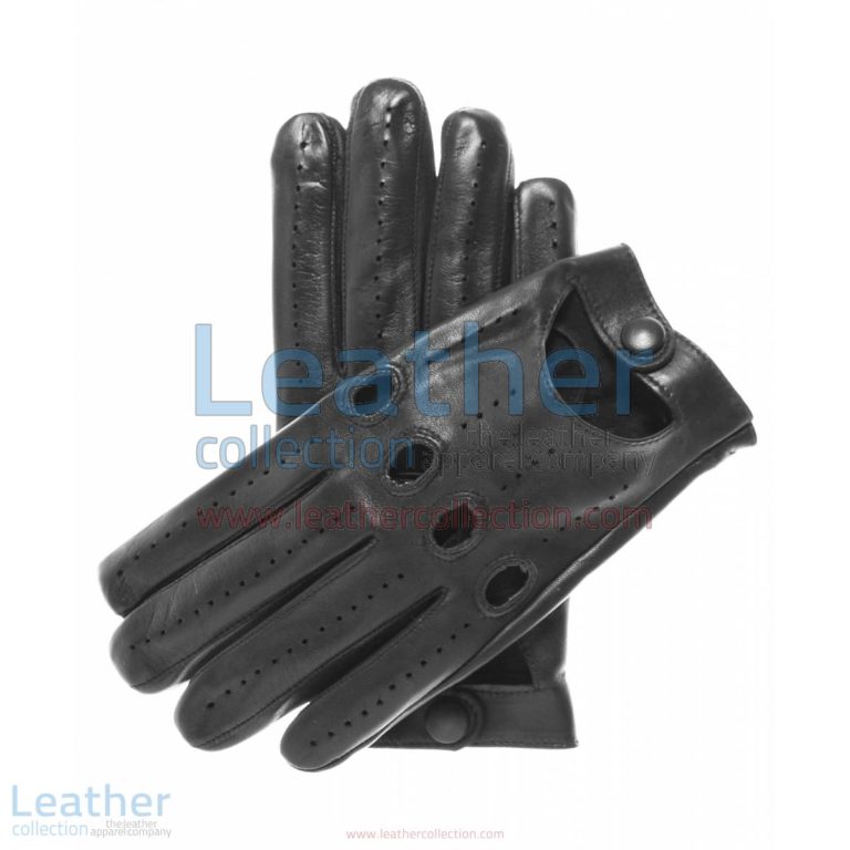 Lambskin Driving Gloves Black | driving gloves,lambskin driving gloves