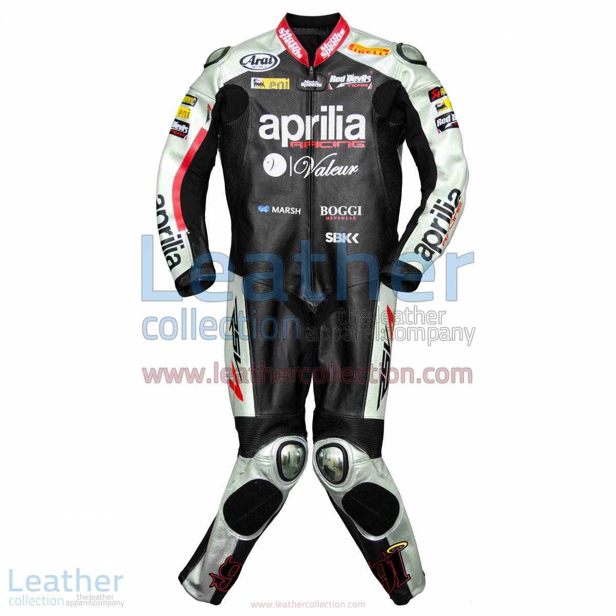 Leon Haslam Aprilia 2015 WSBK Racing Leathers | aprilia leathers,racing leathers