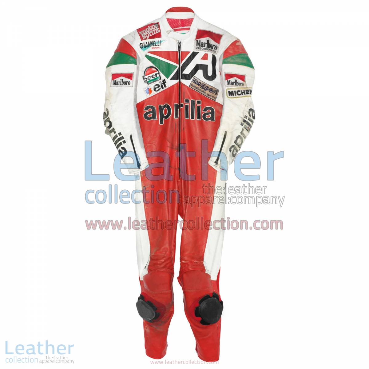 Loris Reggiani Aprilia GP 1987 Leather Suit | aprilia apparel,aprilia leather suit