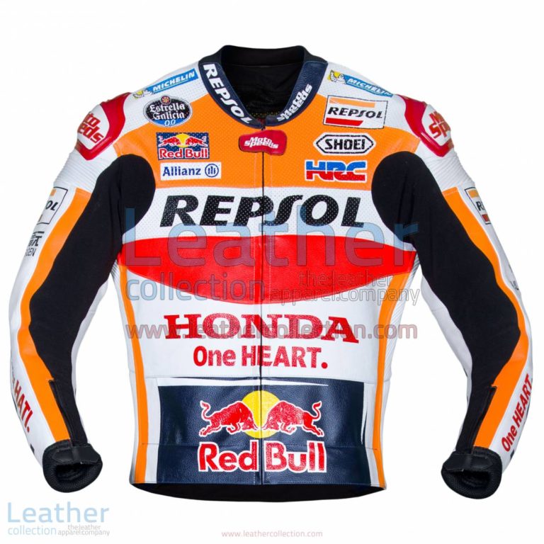 Marc Marquez Honda Repsol MotoGP 2017 Leather Jacket | Marc Marquez,Marc Marquez Honda Repsol MotoGP 2017 Leather Jacket