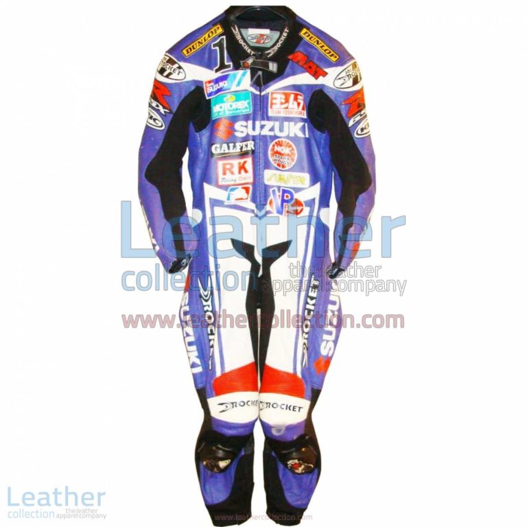 Mat Mladin Suzuki AMA 2005 Leather Suit | suzuki clothing,suzuki leather suit