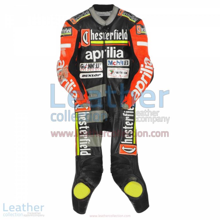 Max Biaggi Aprilia GP 1994 Leathers | motorcycle leathers,aprilia