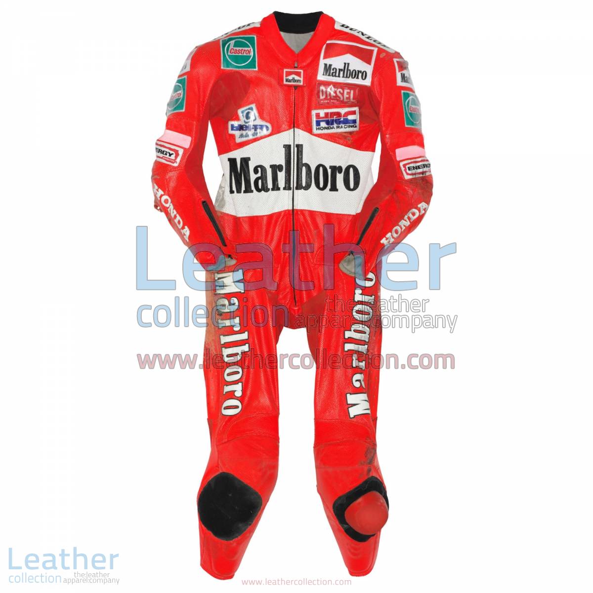 Max Biaggi Honda GP 1997 Racing Leathers | racing leathers,honda leathers