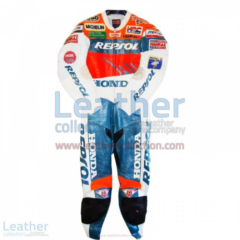 Mick Doohan Repsol Honda GP 1997 Leathers | honda leathers,repsol honda