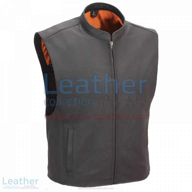 Motorcycle Club Vest with Seamless Back | club vest,motorcycle club vest