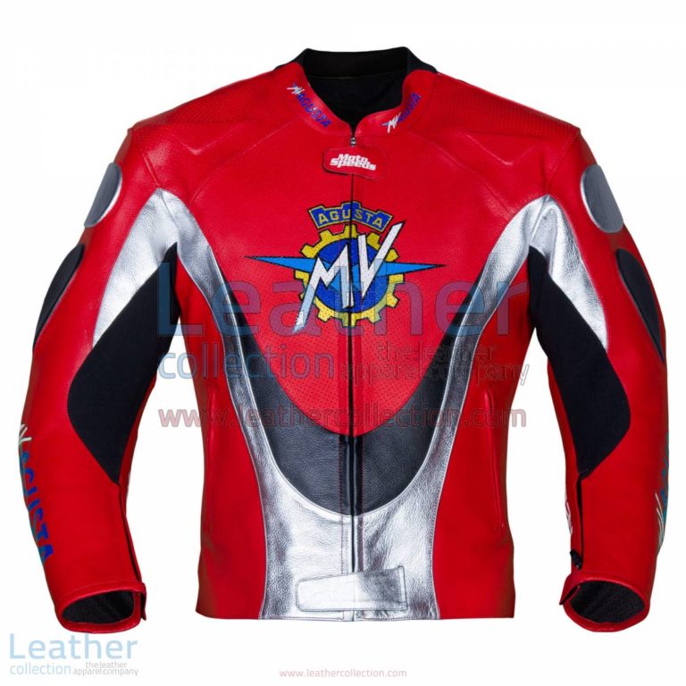 MV Agusta Racing Leather Jacket | MV Agusta jacket,MV Agusta Racing Leather Jacket